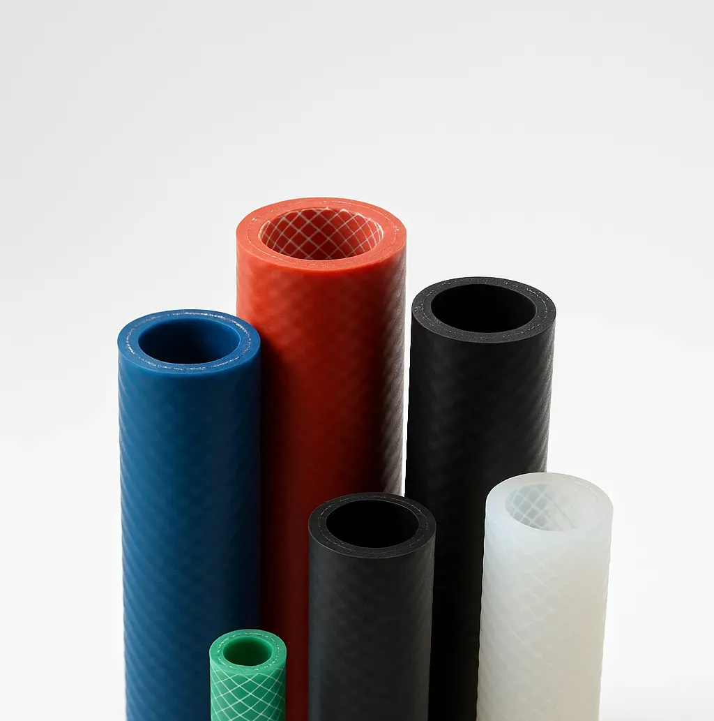 Mesh-reinforced tube