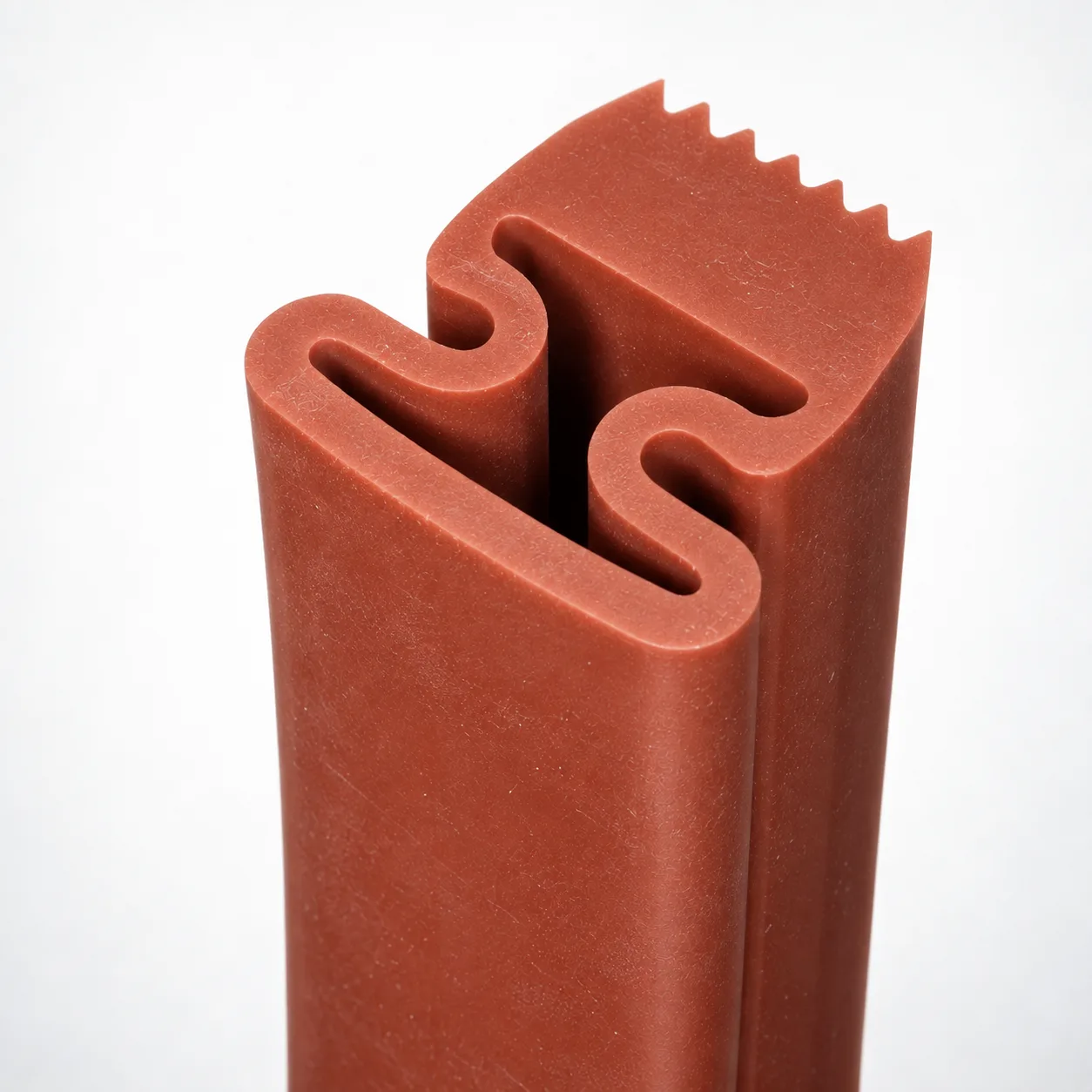 Perfil H de união extrudado em silicone