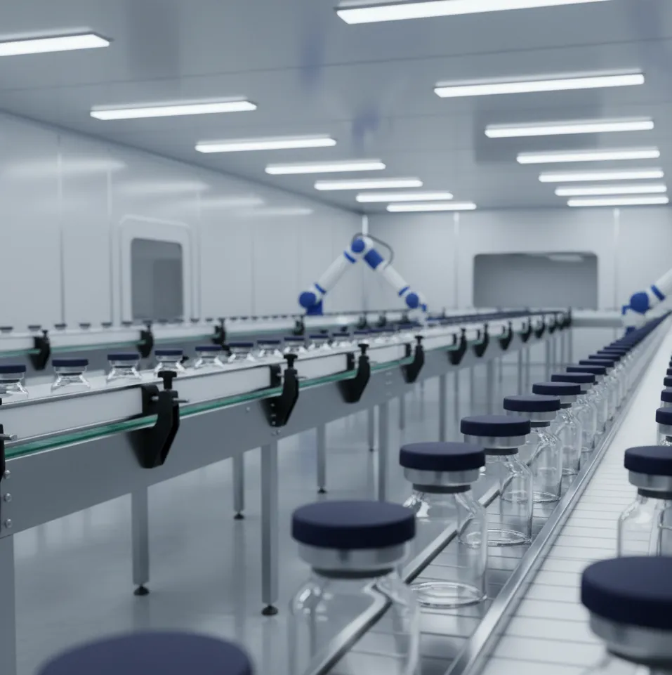 Silicona técnica para procesos farmacéuticos y biotecnológicos