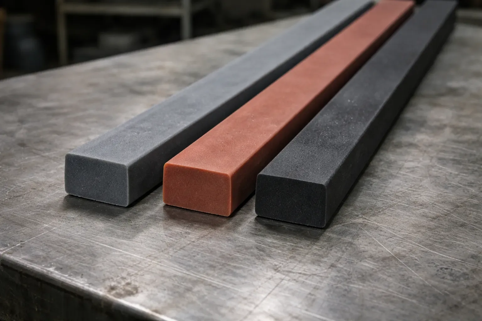 Square silicone profiles
