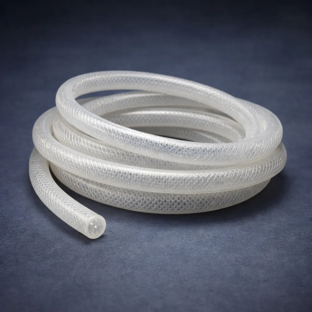 Tubo reforcado com malha textil